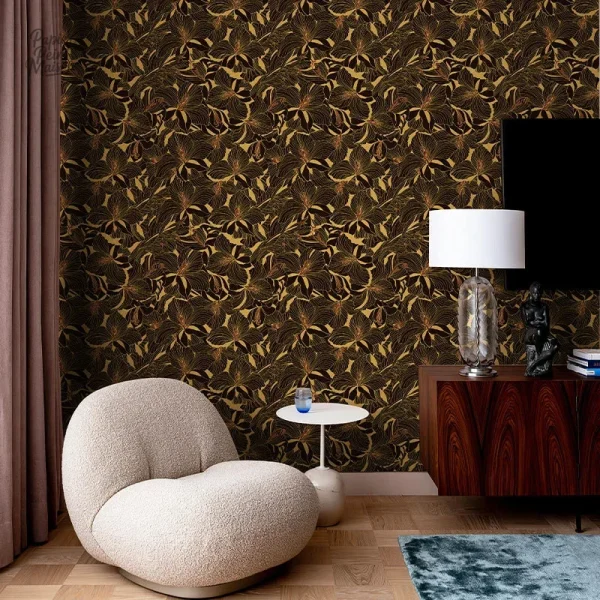 Tapisserie Fleurie élégante pour décoration intérieure