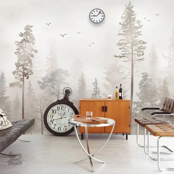 Tapisserie Forêt aux motifs naturels et apaisants