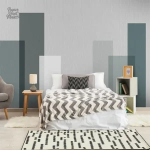 Papier peint aux motifs géométriques pour un style contemporain
