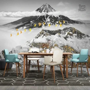 Tapisserie Montagne en papier peint décoratif