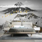 Papier peint montagnes pour une ambiance naturelle