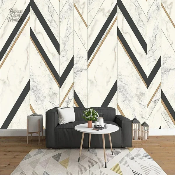 Tapisserie géométrique moderne pour une décoration intérieure stylée