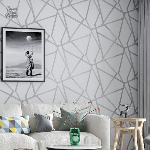 Tapisserie à motifs géométriques pour décoration intérieure