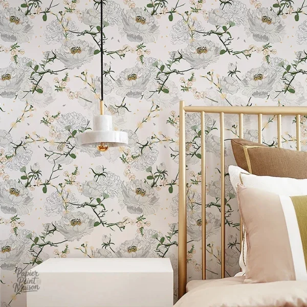 Tapisserie murale pour chambre moderne et élégante